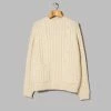Oi Polloi Aran Pocket Jumper