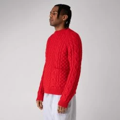 Oi Polloi Aran Pocket Jumper -clothing popular shop op 651187 d
