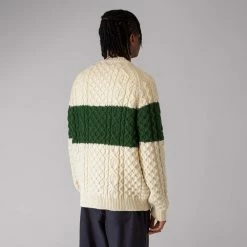 Oi Polloi Aran Stripe Jumper 11 Oi Polloi Aran Stripe Jumper -clothing popular shop op 651198 e